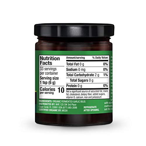 Dr. Mercola Solspring Organic Fermented Black Garlic Puree, Abo