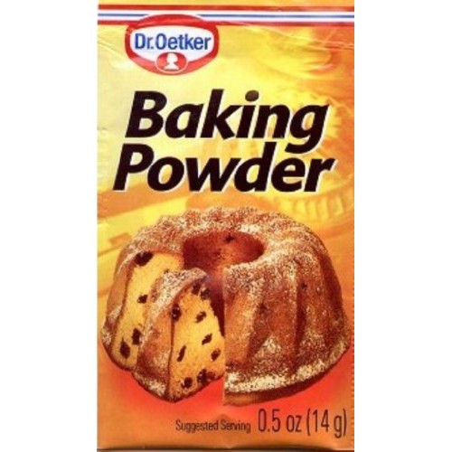 Dr Oetker Baking Powder, 0.5000-Ounce Pack Of 12