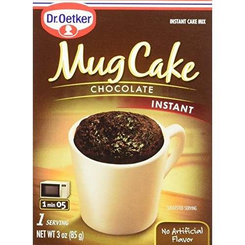Dr. Oetker Mug Cake Chocolate Instant Cake Mix 3-Ounce Pack Of 4