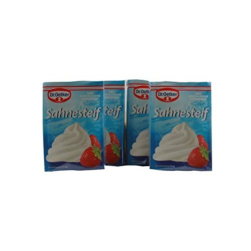 Dr. Oetker Sahne Steif - Whipped Cream Stabilizer - Pack Of 4 4