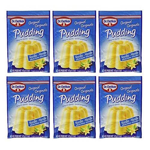 Dr. Oetker Vanilla Pudding 1.5 Oz Pack Of 6
