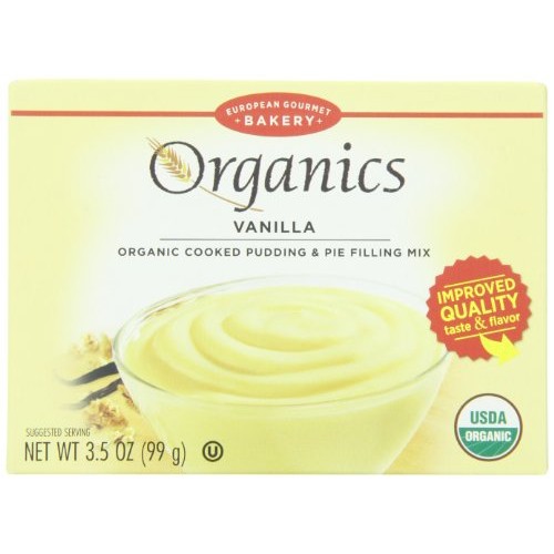 European Gourmet Bakery Organic Pudding Mix, Vanilla, 3.5 Ounce ...