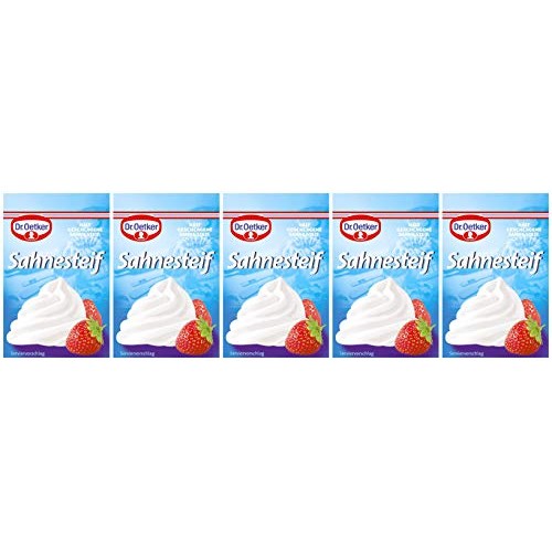 From Germany Dr. Oetker Sahnesteif Whip Cream Stabilizer Pack Of 5