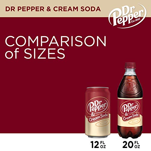 Dr Pepper &Amp; Cream Soda, 12 Fluid Ounce Cans, 12 Pack