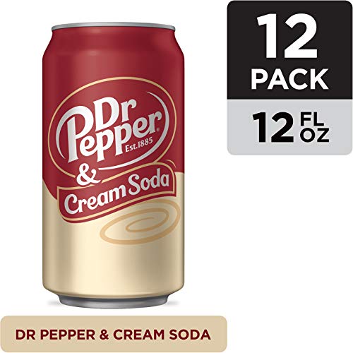 Dr Pepper &Amp; Cream Soda, 12 Fluid Ounce Cans, 12 Pack