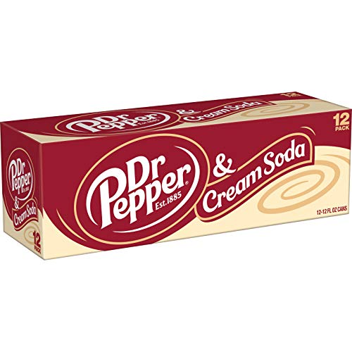 Dr Pepper &Amp; Cream Soda, 12 Fluid Ounce Cans, 12 Pack