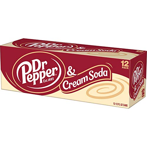 Dr Pepper &Amp; Cream Soda, 12 Fluid Ounce Cans, 12 Pack