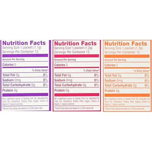 Lot Of 9 Boxes/54Packets- Mixed Variety Crush Sugar Free- Single