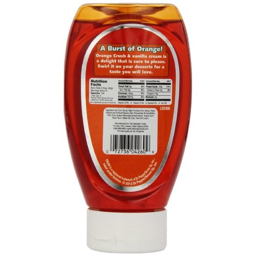 Orange Crush Dessert Topper, 12-Ounces Pack Of 6