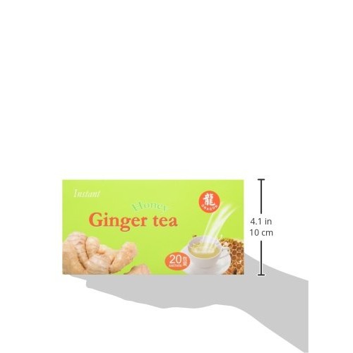 Dragon Instant Honey Ginger Tea, 0.63 Oz., 20 Bag