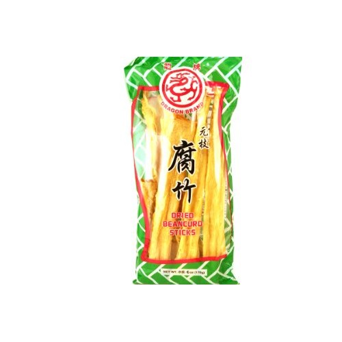 Dried Beancurd Stick Tofu Skin / Fu Zhu - 6Oz Pack Of 3