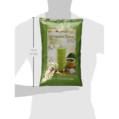 Big Train Dragonfly Blended Crème Frappe Mix, Green Tea, 3.5 Pou