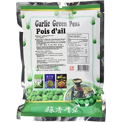 Shengxiangzhen Garlic Green Peas 8.46Oz Pack Of 3