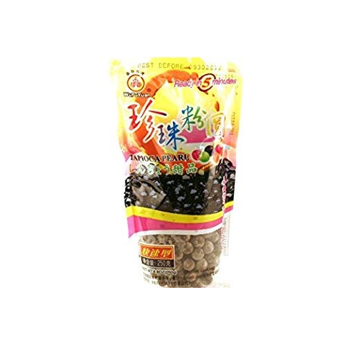 Wufuyuan - Tapioca Pearl Black 8.8 Oz / 250 G Pack Of 4