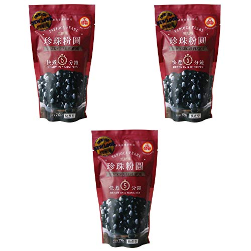 Wufuyuan - Tapioca Pearl Black 8.8 Oz / 250 G Pack Of 2-Set Of 3