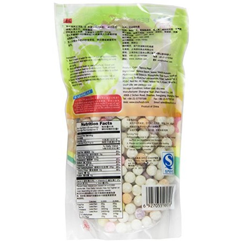 Wufuyuan - Tapioca Pearl Multi-Color 8.8 Oz / 250 G Pack Of 2