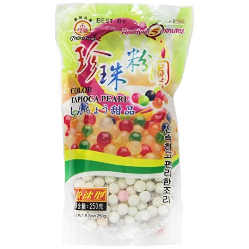 Wufuyuan - Tapioca Pearl Multi-Color 8.8 Oz / 250 G Pack Of 2
