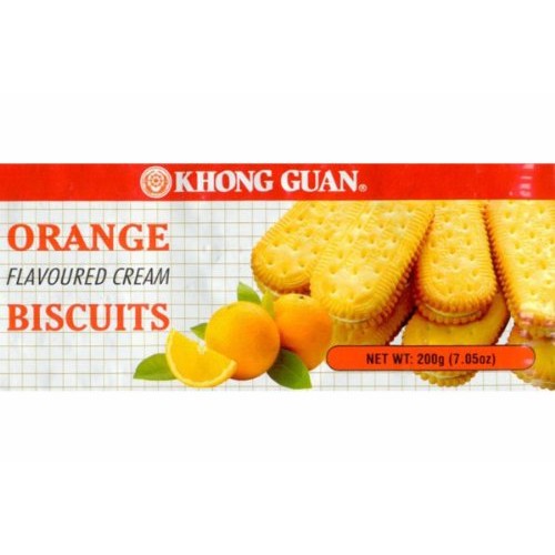 Khong Guan Biscuits Orange Cream Pack Of 1
