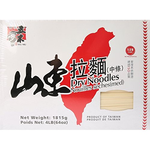 Wu-Mu -- Dry Noodle 4 Lb Med