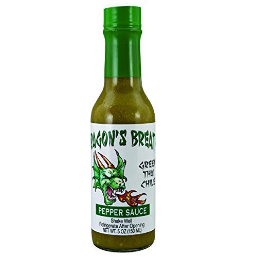 Dragons Breathe Pepper Sauce Green Thai Chili With Spicy Bold