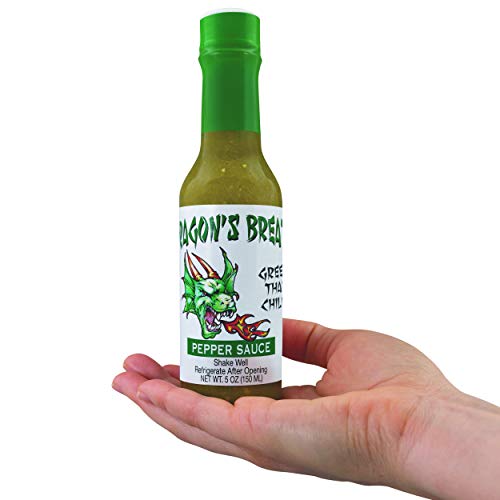 Dragons Breathe Pepper Sauce Green Thai Chili With Spicy Bold