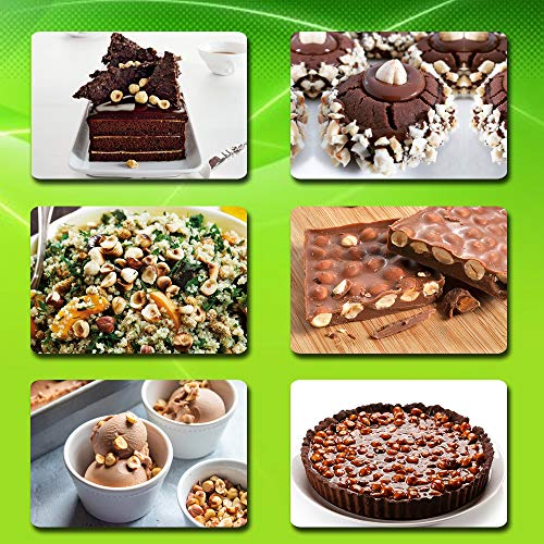 Draje Roasted Unsalted Skinned Hazelnuts, Whole Dry Roasted Peel