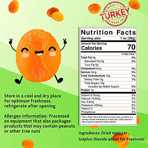 Dried Apricots No Sugar Added, Dried Fruits Bulk Turkish Snacks,