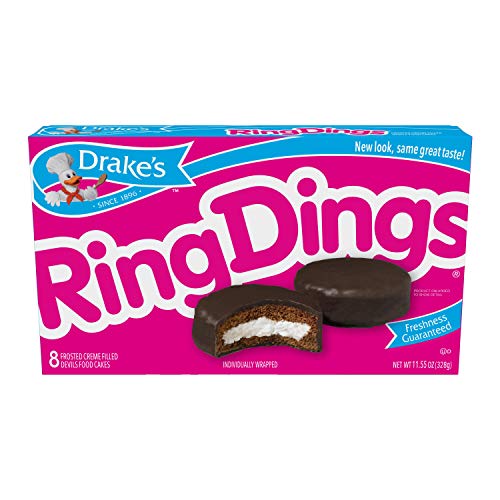 Drakes Ring Dings Cakes 13.5 Oz, 10 Count