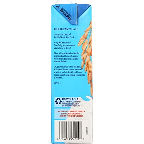 Dream Blends Classic Vanilla Rice Drink, 32 Oz