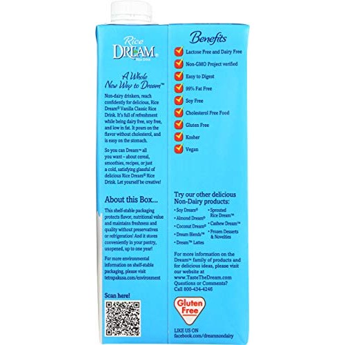 Dream Blends Classic Vanilla Rice Drink, 32 Oz