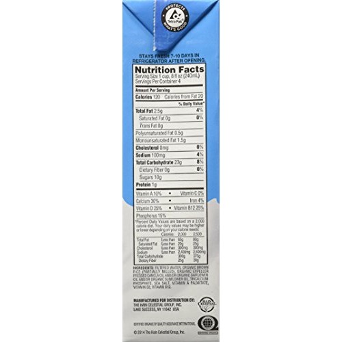 Rice Dream Enriched Original Organic Rice Drink, 32 Fl. Oz. Pac