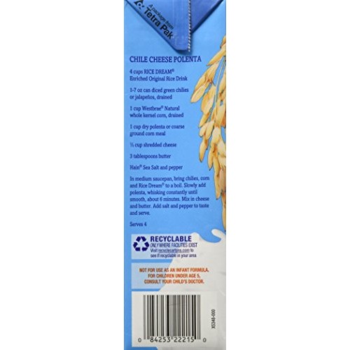 Rice Dream Enriched Original Organic Rice Drink, 32 Fl. Oz. Pac