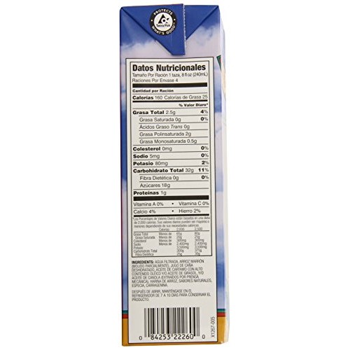 Rice Dream Horchata Rice Drink, 32 Fl. Oz. Pack Of 6