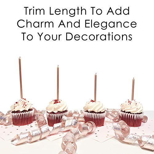 Dream Vzn 24 Count Tall Thin Metallic Rose Gold Slow Burning Bir
