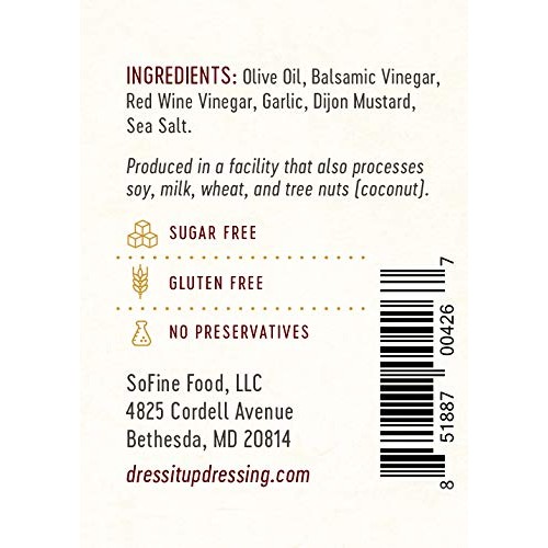 Dress It Up Dressing - Red Wine Vinaigrette| Gluten Free, Vegan,