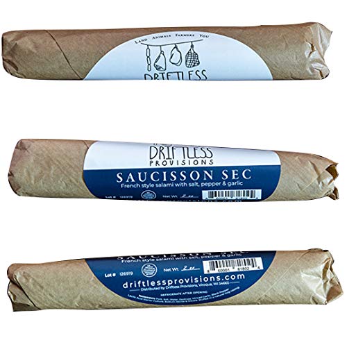 Saucisson Sec Salami By Driftless Provisions 2 Pack - 2.5 Oz Ea