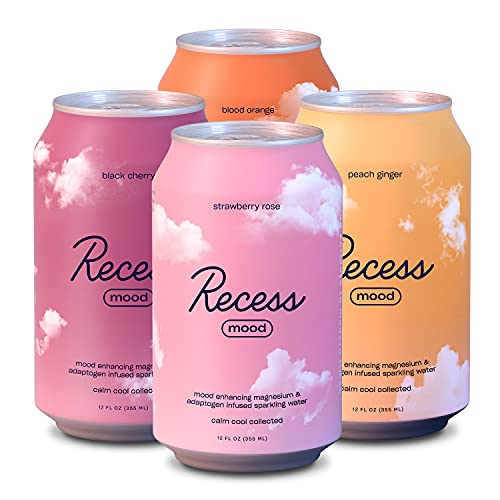 Recess Mood Magnesium Supplement Drink Calming Beverage, 12 Ounc