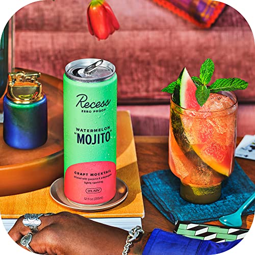 Recess Zero Proof Craft Mocktails, Alcohol Free Drinks, With Ada...