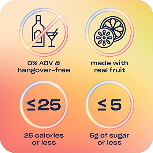 Recess Zero Proof Craft Mocktails, Alcohol Free Drinks, With Ada...