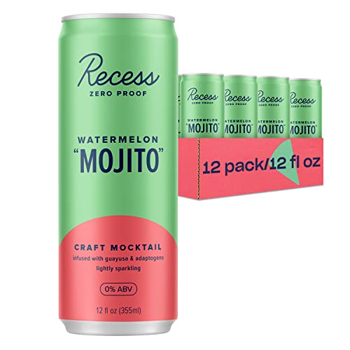 Recess Zero Proof Craft Mocktails, Alcohol Free Drinks, With Ada...