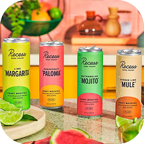 Recess Zero Proof Sampler, Craft Mocktails, Alcohol Free Drinks,... Recess Zero Proof Sampler, Craft Mocktails, Alcohol Free Drinks,...