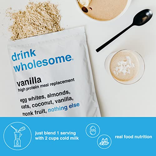 Drink Wholesome Vanilla Meal Replacement | Easy to Digest & Gut ...