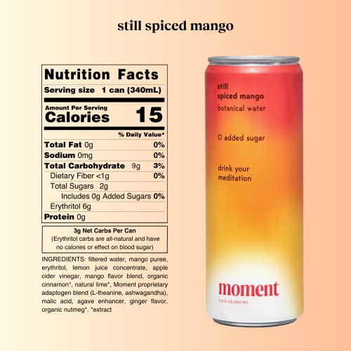 Moment Botanical Drink as seen on Shark Tank - STILL Spiced Ma...