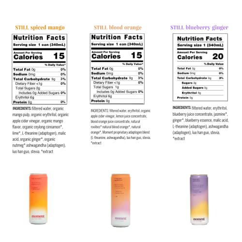 Moment Still Botanical Water Combo Variety NEW, 11.5 Fl Oz P...