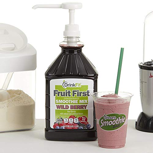 Drinkfit Blender Smoothie Mix - Concentrated Real Fruit Puree -