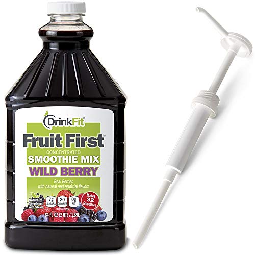 Drinkfit Blender Smoothie Mix - Concentrated Real Fruit Puree -