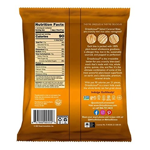 Drizzilicious Salted Caramel - .74oz 10 Pack
