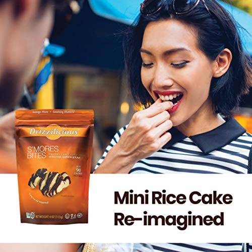 Drizzilicious Smores 4Oz Single Pack | Mini Snack Chocolate Ric