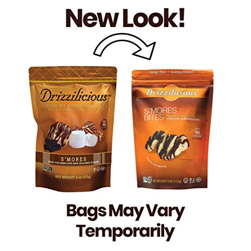 Drizzilicious Smores 4Oz Single Pack | Mini Snack Chocolate Ric