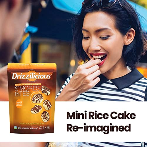 Drizzilicious Smores .74oz 20 Pack | Mini Snack Chocolatey Rice...